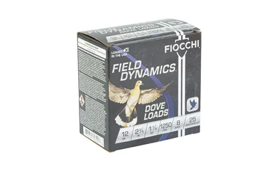 FIOCCHI D&Q 12GA 2.75" #8 25/250 - Image 2