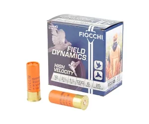 FIOCCHI HV LD 12GA 2.75" #6 25/250