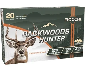 FIOCCHI BKW HNTR 270WIN 130GR 20/200