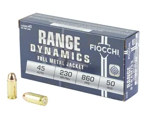 FIOCCHI RD 45ACP 230GR FMJ 50/1000