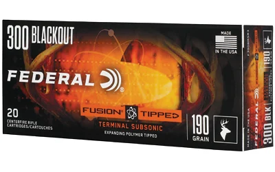 FED FUSION TIP 300BLK 190GR 20/200