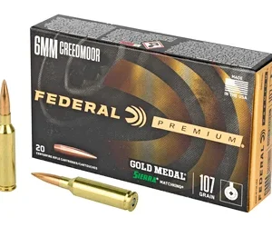 FED GOLD MDL 6MM CM 107GR SMK 20/200