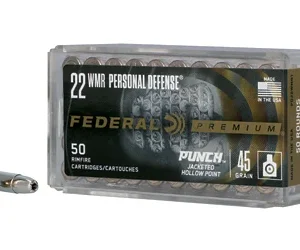 FED PUNCH 22WMR 45GR JHP 50/3000