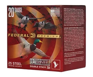 FED ULT STL 20GA 3" 1OZ #2/#4 25/250