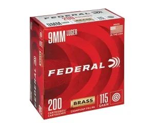 FED CHAMP 9MM 115GR FMJ 200/1000