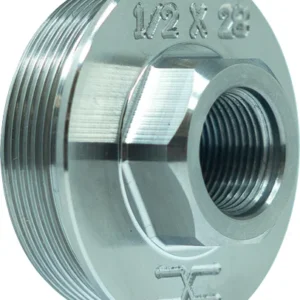 FAXON 1/2X28 DIRECT THREAD TO - HUB ADAPTER TITANIUM