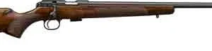 CZ 457 AMERICAN 22WMR 24.5" - BLUED BARREL WALNUT STOCK