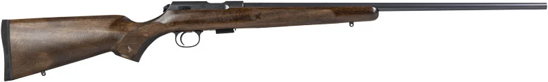 CZ 457 AMERICAN LH 22WMR - 24.5" BLUED BARREL WALNUT STK