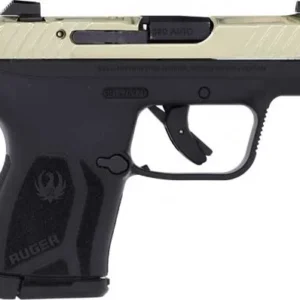 RUGER LCP MAX 380ACP FRONT - NIGHT SGT CHAMPAGNE PVD SLIDE