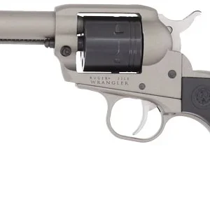 RUGER WRANGLER 22LR 3.75" - FS 6-SH SILVER BIRDSHEAD GRIP