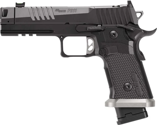 SIG P211 GTO 9MM 4.4" FIBER - OPTIC COMPENSATOR (3)10RD BLK