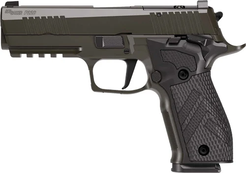 SIG P226X LEGION 9MM 4.4" BULL - XRAY3 SAO (3)10RD HOGUE G10