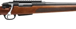 SAVAGE 334 243 WIN 18.5" - COMPACT BLACK/WALNUT STOCK