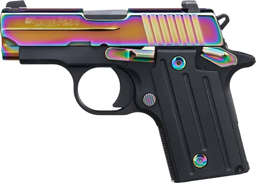SIG P238 380ACP 2.7" SAO - SIGLITE (1)6RD TITAN RAINBOW