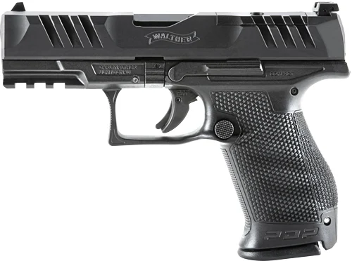 WALTHER PDP COMPACT 9MM 4" FS - 15-SHOT BLACK POLYMER FRAME
