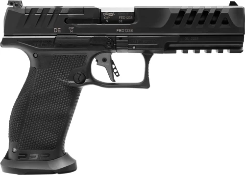 WALTHER PDP MATCH 9MM 5" OR - 18-SHOT BLACK POLYOMER FRAME - Image 2