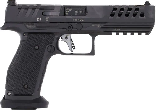 WALTHER PDP SF MATCH 9MM 5" OR - 10-SHOT BLACK STEEL FRAME