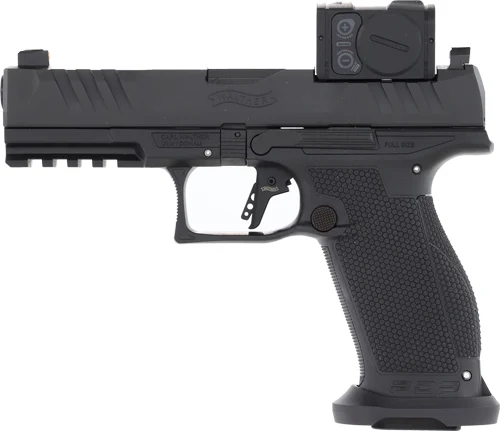 WALTHER PDP PRO ACRO INSTALLED - 9MM 4.5" 10-SHOT BLACK FRAME - Image 2