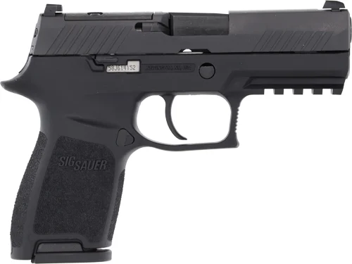 SIG P320 9MM 3.9" SIGLITE - STRIKER OR (2)10RD BLACK STEEL