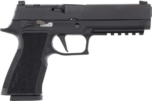 SIG P320 XTEN 10MM 5" XRAY3 OR - (2)15RD POLY/BLACK MAN SAFETY