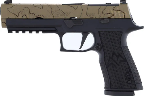 SIG P320 XTEN ENDURE 10MM 5" - XRAY3 (3)15RD TAN TOPO/BLACK - Image 2