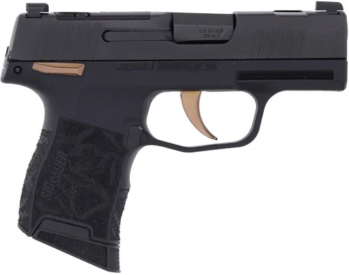 SIG P365 ROSE 380ACP XRAY3 OR - (2)10RD MANUAL SAFETY BLACK