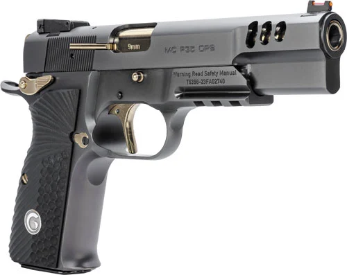 GIRSAN MCP35 NEGOTIATOR 9MM - 4.87" TITANIUM/GOLD 15+1 TALO - Image 3
