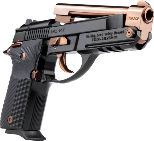 GIRSAN MC14T COLORWAY 380ACP - G10 13RDS ROSE GOLD/GLOSS BLK