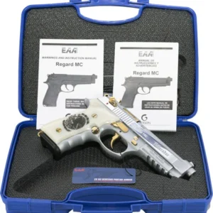 GIRSAN REGARD LIBERADORE II - 9MM GOLD/CHROME ENGR.18-SHOT