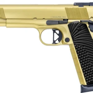 CHIAPPA 1911 EMPIRE GRADE - 45ACP 5" FS 8RD G10 GRIP GOLD