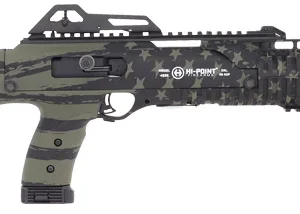 HI-POINT CARBINE 45ACP 17.5" - TB 9RD GRAND UNION FLAG OD GRN