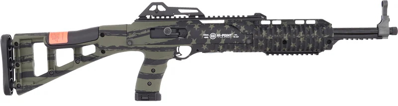 HI-POINT CARBINE 45ACP 17.5" - TB 9RD GRAND UNION FLAG OD GRN