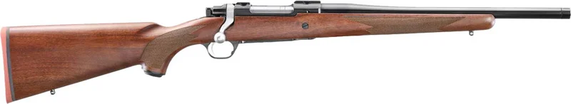 RUGER HAWKEYE HUNTER 6.5 CM - 16.6" BLUE WALNUT THREADED