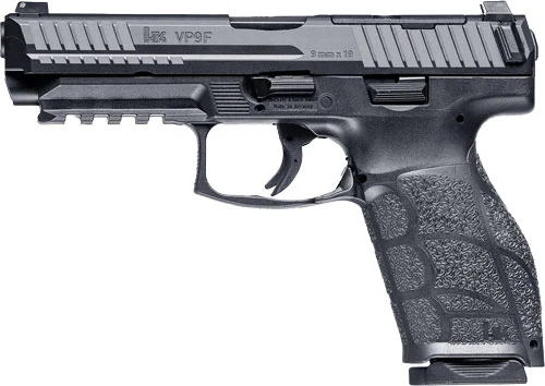 HK VP9A1 F OPTICS READY 9MM - 4.5" BBL 2-15RD MAGS BLACK