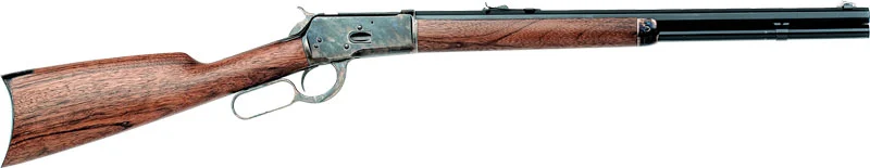 CIMARRON 1892 45LC 20" OCT. - CASE COLORED/BLUED WALNUT