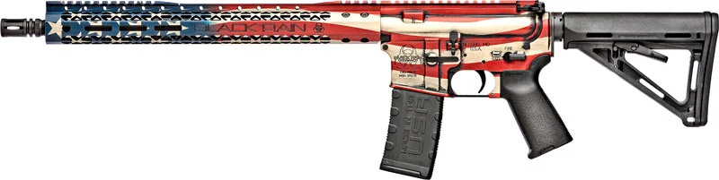 BLACK RAIN SPEC+ PATRIOT RIFLE - 5.56 16" AMERICAN FLAG 30RD - Image 2