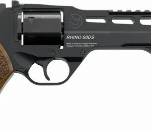 CHIAPPA RHINO 60SA 9MM - 6" ADJ. SIGHT BLACK/WALNUT