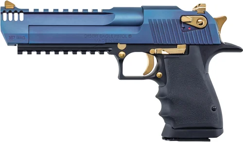 DESERT EAGLE L6 SERIES 50AE - 6" BLACK CARBO BLUE & PIC RAIL - Image 2