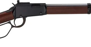 HENRY H1 TRACKER LEVER RIFLE - 22WMR 20" OCT. BLUED WALNUT