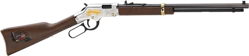 HENRY H4 AMERICAN FARMER TRIB. - 22S/L/LR 20" OCTAGON ENGRAVED