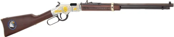 HENRY H4 LAW ENFORCEMENT TRIB. - 22S/L/LR 20" OCTAGON ENGRAVED
