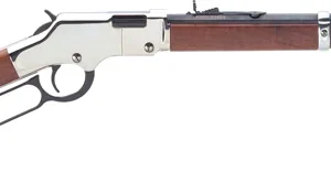 HENRY H4 GOLDENBOY SILVER - 22S/L/LR 20" OCTAGON WALNUT