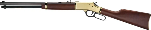HENRY H6 BIG BOY BRASS 45LC - SIDE GATE 20" OCTAGON WALNUT