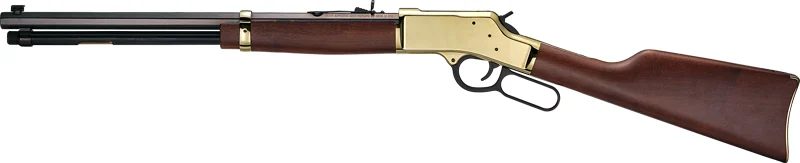 HENRY H6 BIG BOY BRASS 45LC - SIDE GATE 20" OCTAGON WALNUT - Image 2