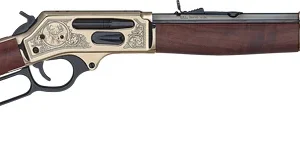 HENRY H9 BRASS SIDE GATE 30-30 - 20" BRASS WALNUT WILDLIFE ED.