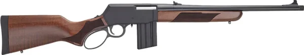 HENRY H23 LASR SUPREME 450BM - 18" THREADED BLUED WALNUT
