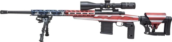 HOWA FLAG CHASSIS 308 USA FLG - WIN 24" THREADED W/SCOPE