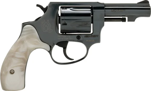 HERITAGE ROSCOE 38SPL 3" - FIXED BLACK WHITE PEARL GRIP