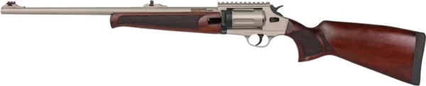 IVER JOHNSON 1000 410 3" 20" - REVOLVER SHOTGUN NICKEL WALNUT