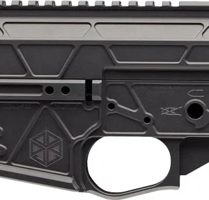 JL BILLET AR-15 5.56 SKELETOR - LIGHT WEIGHT MATCHED SET BLACK